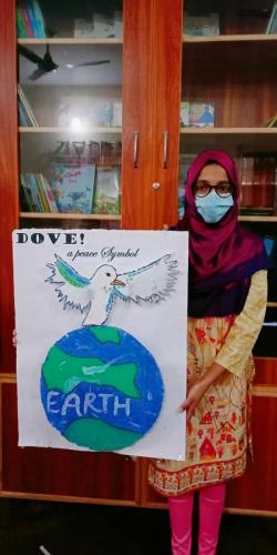 Celebrating Earth Day at GGMS Madhulal Hussain (1)
