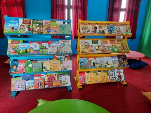 Library Setup at GGES Madrasa Tul Banat(1)