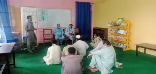 Orientation of Other Teachers on Library GHS Khawajgan  PLP BWP-4