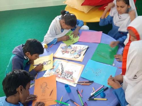 PLP reading Activities in GMPS Awami Colony 12