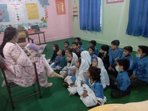 PLP reading Activities in GMPS Awami Colony 2