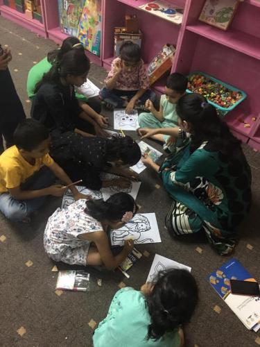 activities with children at Children Library Complex